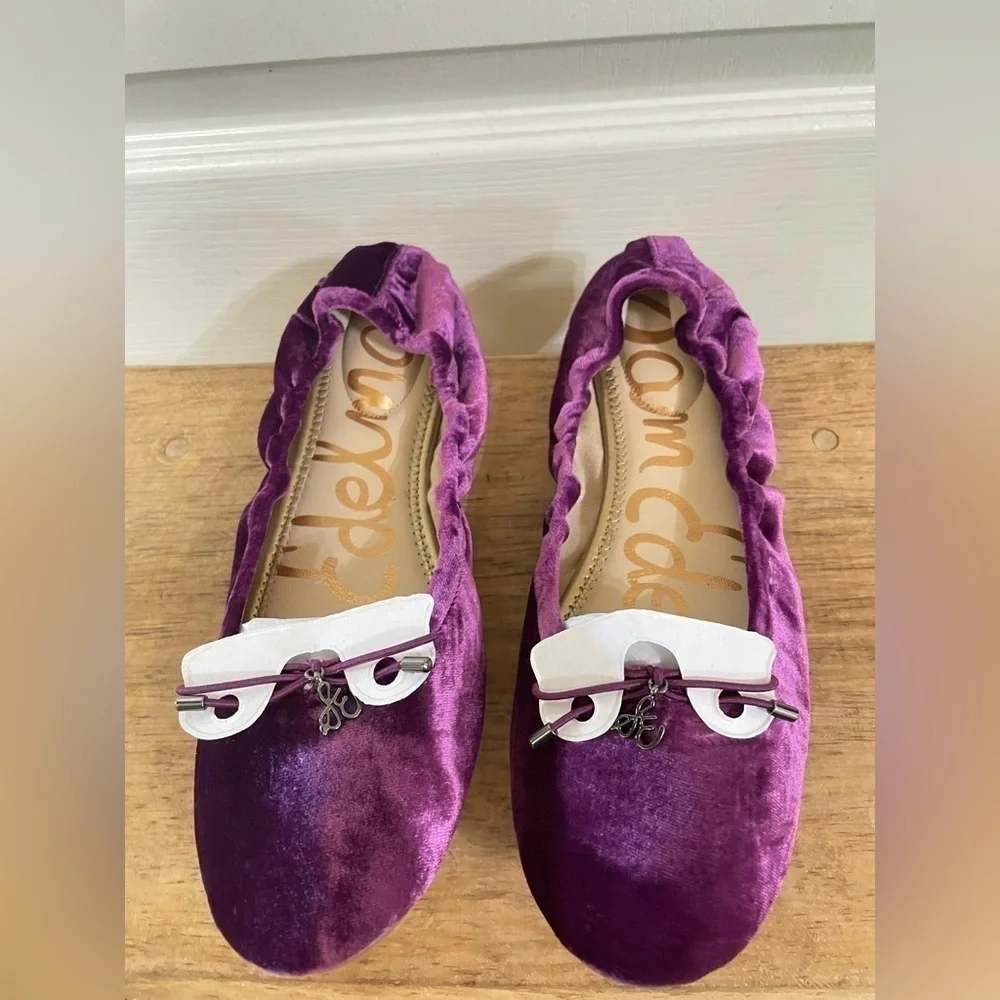 SAM EDELMAN Deep Orchid Felicia Flat